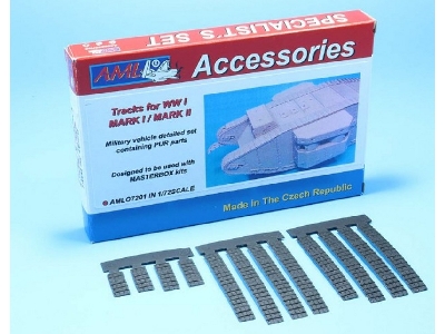 British Wwi Tank Mark I/Ii - Tracks (For Master Box Kits) - image 1
