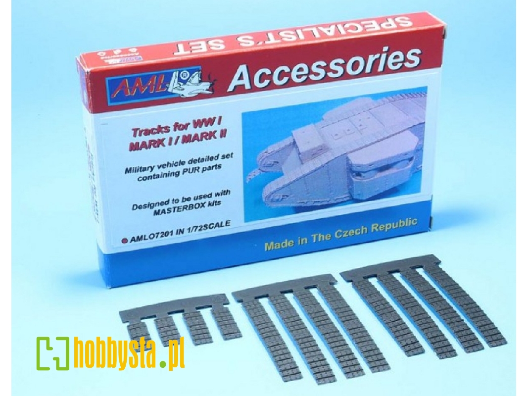 British Wwi Tank Mark I/Ii - Tracks (For Master Box Kits) - image 1
