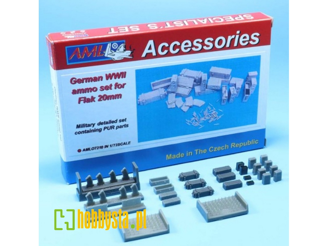 German Wwii Flak 20 Mm - Ammo Set (Pur Parts) - image 1