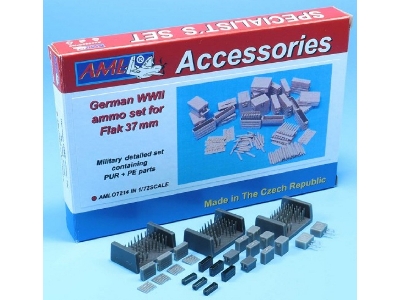 German Wwii Flak 37 Mm - Ammo Set (Pur + Pe Parts) - image 1