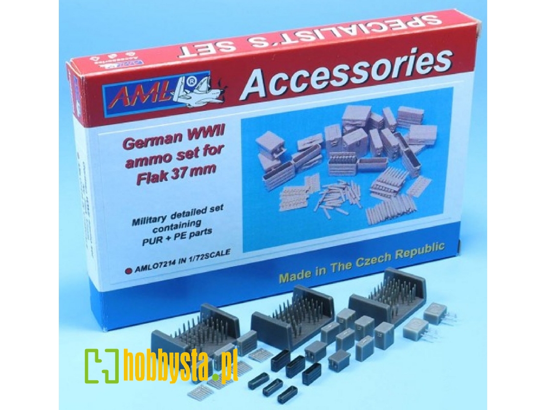 German Wwii Flak 37 Mm - Ammo Set (Pur + Pe Parts) - image 1