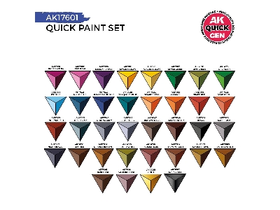 Quick Paint Set - 36 Quick Gen Colors (+2 Free Brushes) - image 3