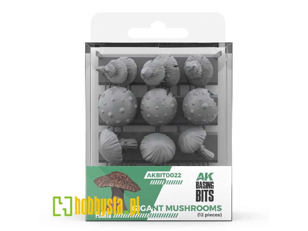 Gigant Mushrooms - Basing Bits (3d-printed / 12 Pcs) - image 1