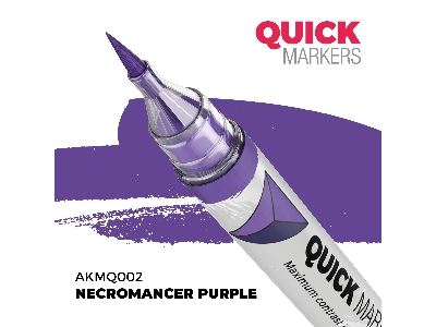 Akmq002 Necromancer Purple - Quick Marker - image 1