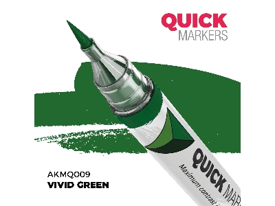 Akmq009 Vivid Green - Quick Marker - image 1
