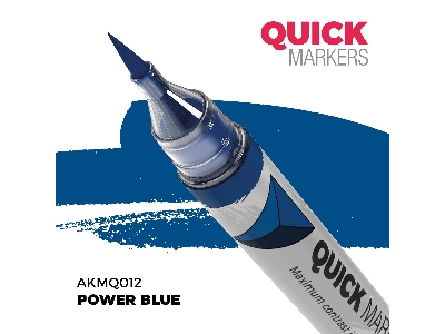 Akmq012 Power Blue - Quick Marker - image 1