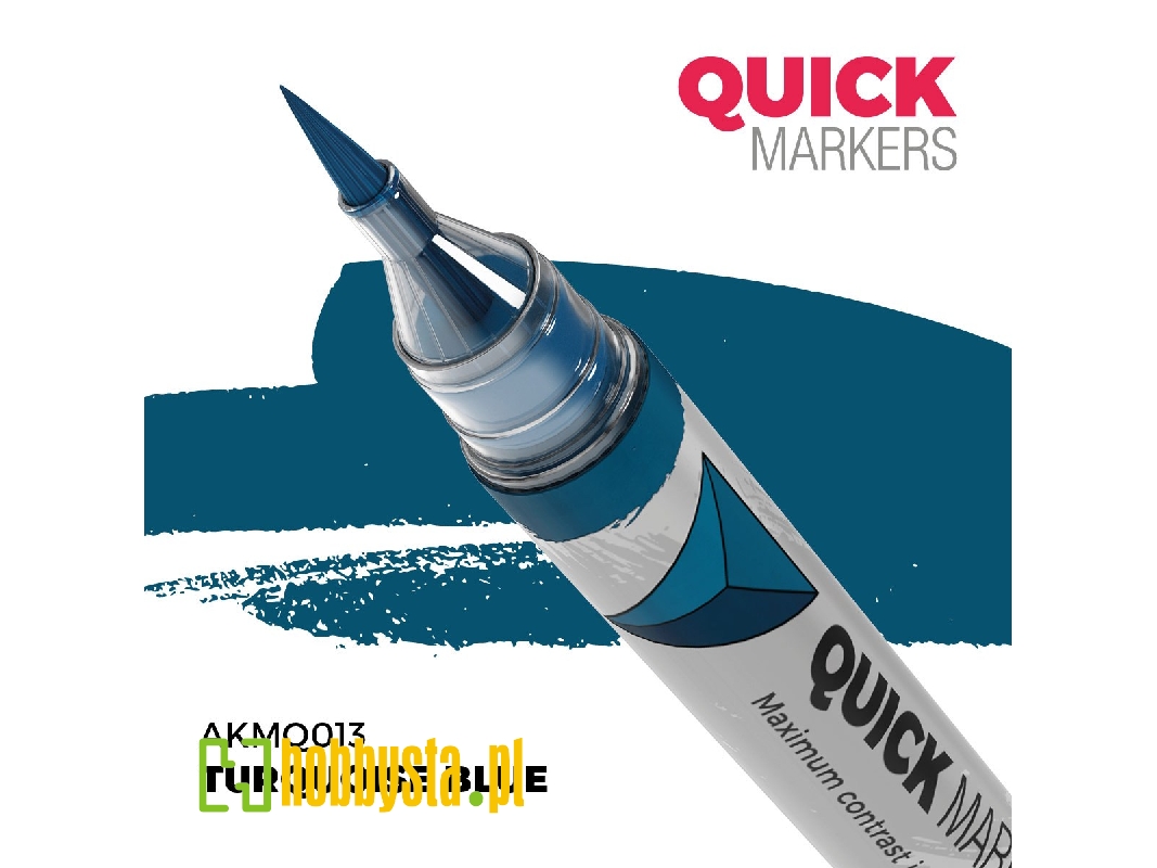 Akmq013 Turquoise Blue - Quick Marker - image 1
