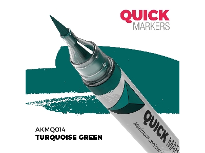 Akmq014 Turquoise Green - Quick Marker - image 1