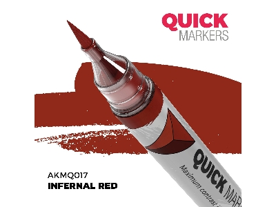 Akmq017 Infernal Red - Quick Marker - image 1