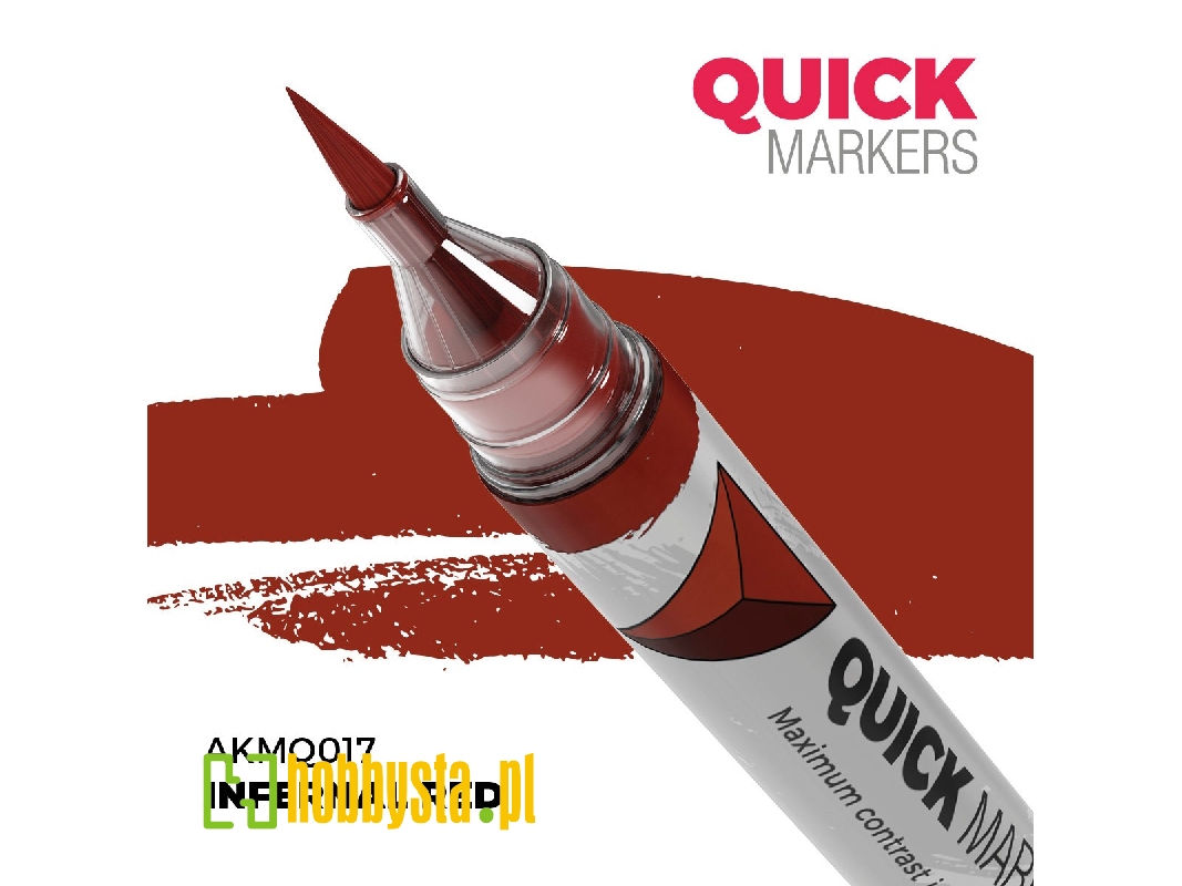 Akmq017 Infernal Red - Quick Marker - image 1