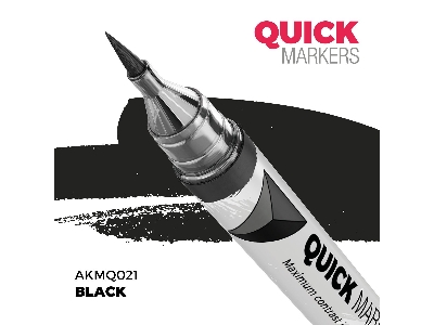 Akmq021 Black - Quick Marker - image 1