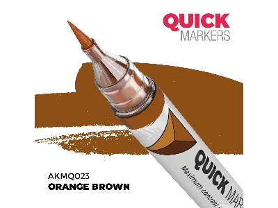 Akmq023 Orange Brown - Quick Marker - image 1