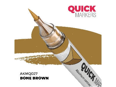 Akmq027 Bone Brown - Quick Marker - image 1