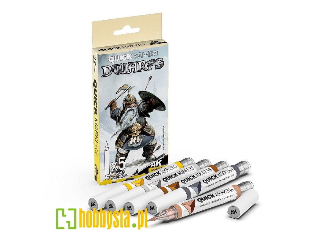 Akmq107 Dwarfs Quick - Markers Set - image 1