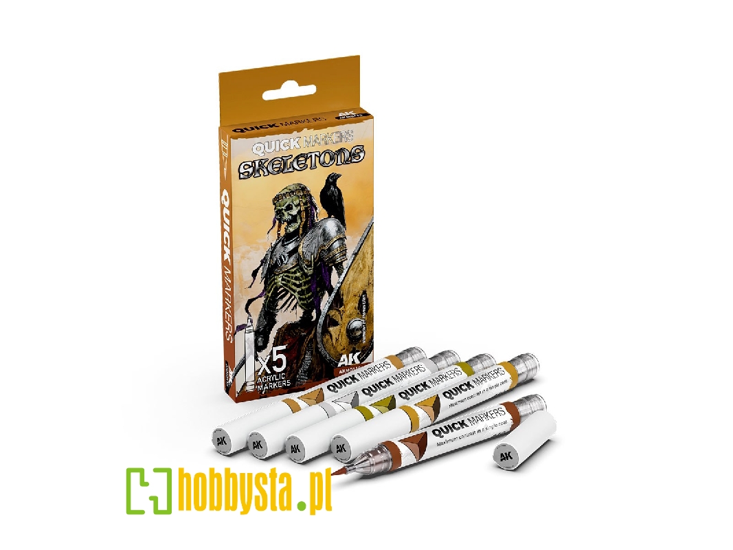 Akmq110 Skeletons - Quick Markers Set - image 1