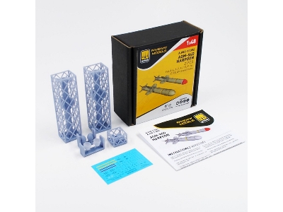 Agm-84 D Harpoon (2 Pcs / 3d-printed) - image 2