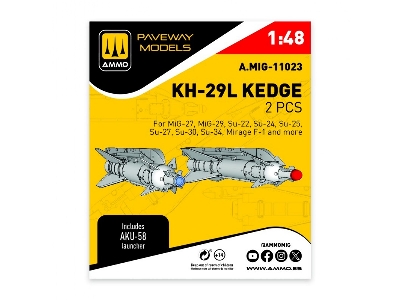 Kh-29l Kedge (2 Pcs / 3d-printed) - image 1