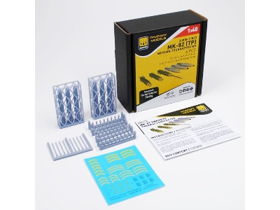 Mk.82 With Thermal Protection And Mk-15 Snakeye Fin (6 Pcs / 3d-printed) - image 2