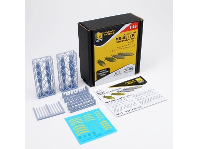 Mk.83 With Thermal Protection And Conical Fin (4 Pcs / 3d-printed) - image 2