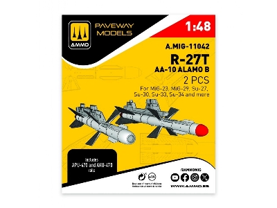 R-27t - Aa-10 Alamo B (2 Pcs / 3d-printed) - image 1