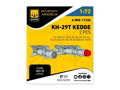 Kh-29t Kedge (2 Pcs / 3d-printed) - image 1