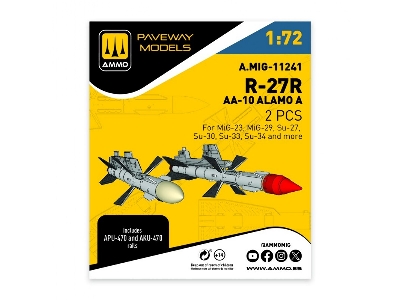 R-27r - Aa-10 Alamo A (2 Pcs / 3d-printed) - image 1