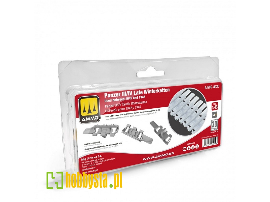 Panzer Iii / Pazner Iv Late Winterketten - Used Between 1942 And 1945 - image 1