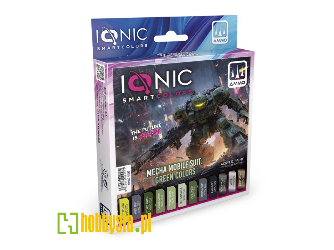 Ionic-457 Mecha Mobile Suit - Green Colors - image 1