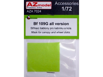 Bf 109g Canopy Mask - image 1