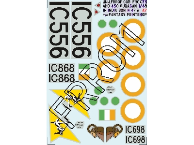 India Ouragan Sqn 4 / 47 / 51 Aux. - image 1