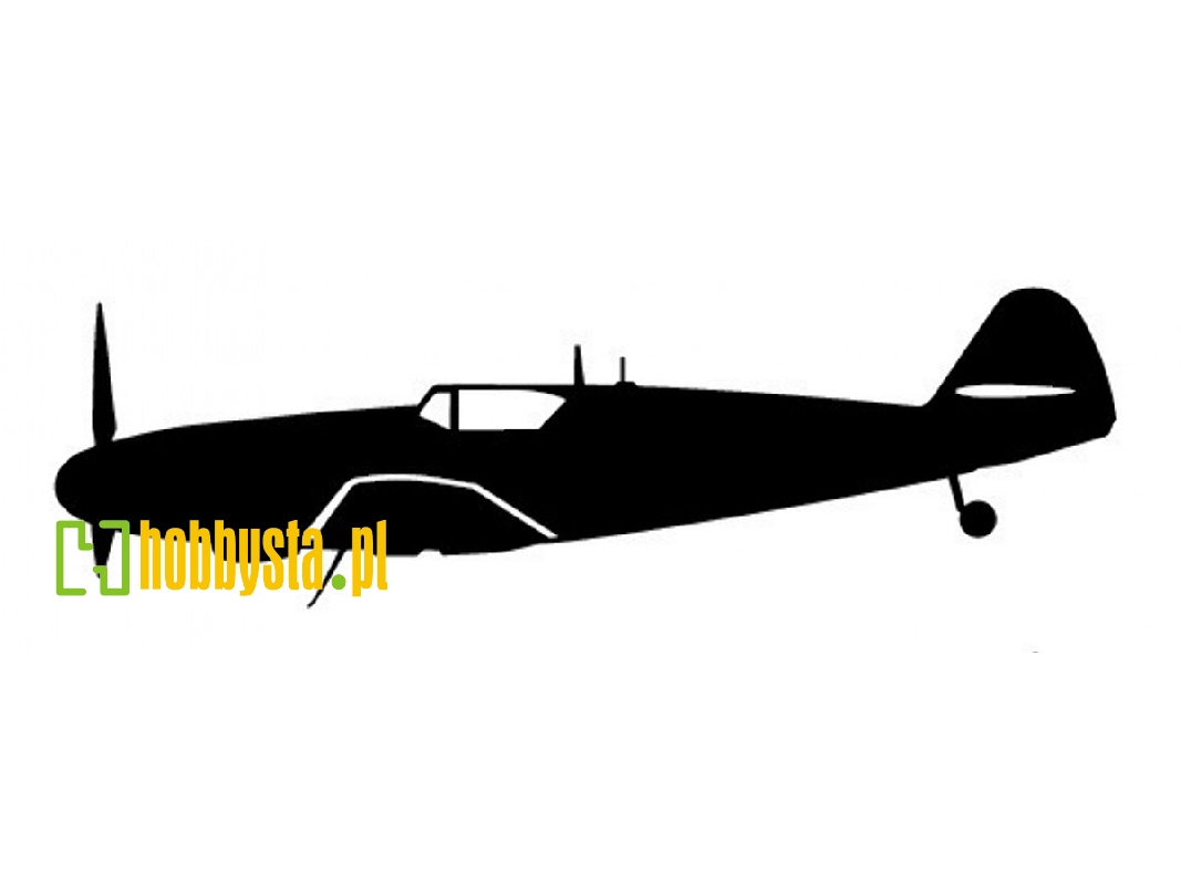 Sticker Bf 109 G-6/As (15cm Black) - image 1