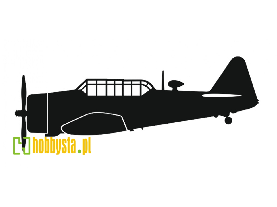 Sticker T-6g Texan (15 Cm Black) - image 1