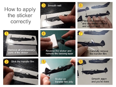 Sticker T-6g Texan (15 Cm Black) - image 2