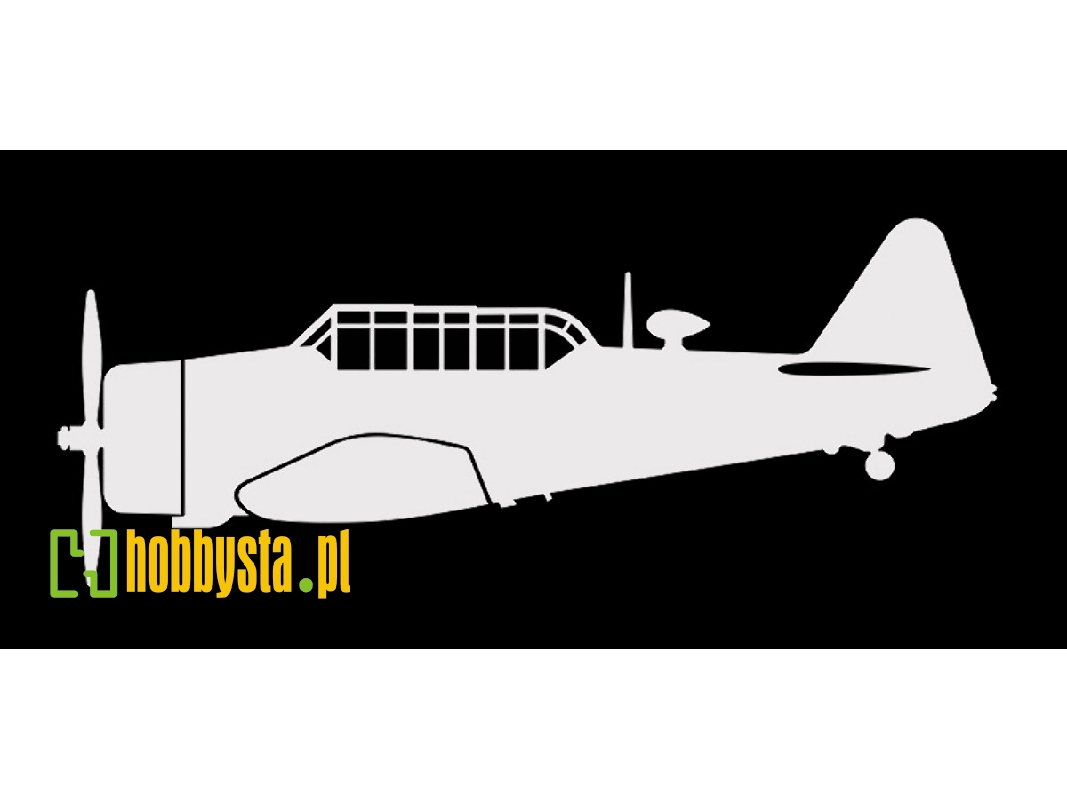 Sticker T-6 G Texan (15 Cm White) - image 1