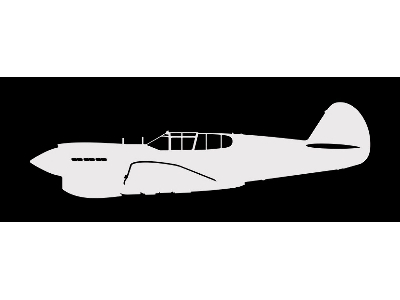 Sticker P-40 E Warhawk (15 Cm White) - image 1