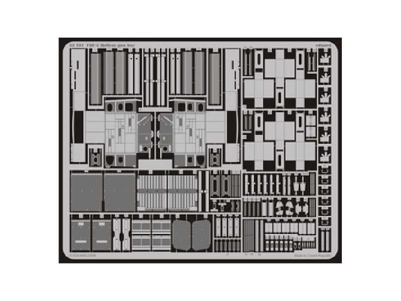 F6F-5 gun bay 1/32 - Trumpeter - image 1