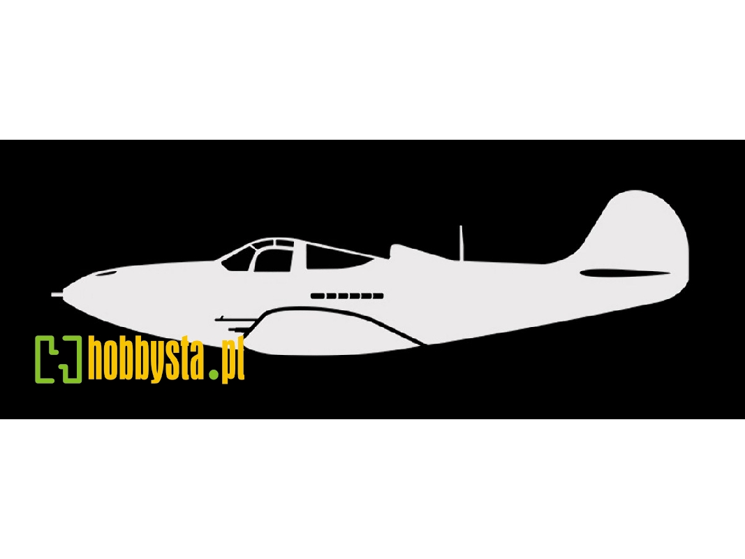 Sticker P-39 Airacobra (15 Cm White) - image 1