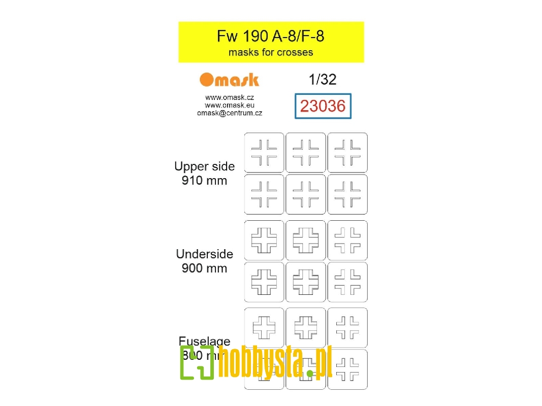 Focke Wulf Fw-190 A-8 / F-8 - Masks For Crosses - image 1