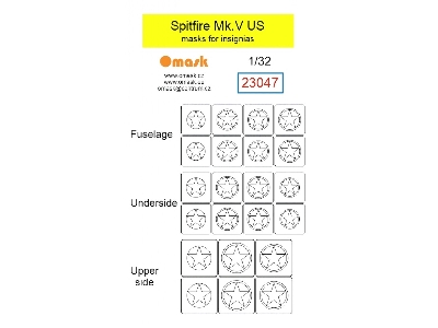 Supermarine Spitfire Mk.V - Us Masks For Insignias - image 1