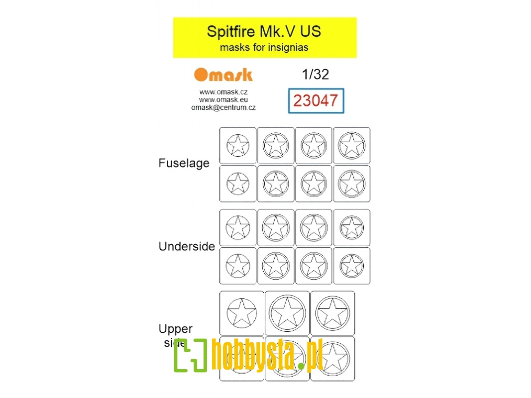 Supermarine Spitfire Mk.V - Us Masks For Insignias - image 1