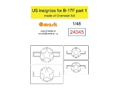 Boeing B-17 F - Us Insignias Part 1 - image 1