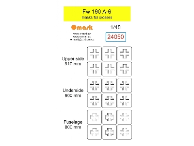 Focke Wulf Fw-190 A-6 - Masks For Crosses - image 1