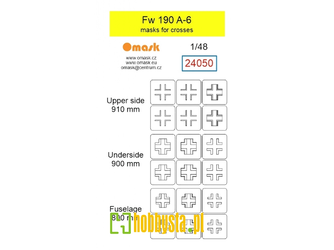 Focke Wulf Fw-190 A-6 - Masks For Crosses - image 1