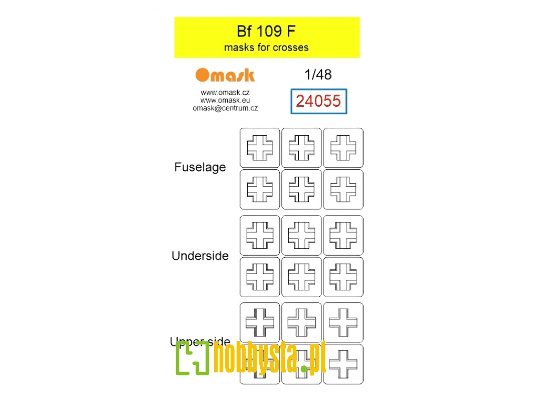 Messerschmitt Bf-109 F - Masks For Crosses - image 1