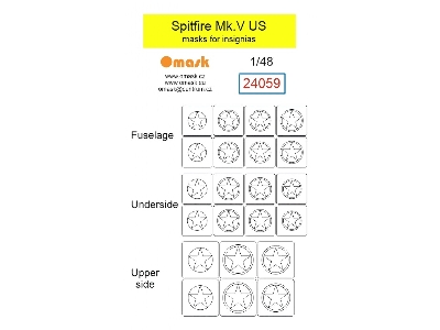 Supermarine Spitfire Mk.V - Us Masks For Insignias - image 1
