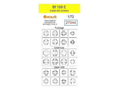 Messerschmitt Bf-109 E - Masks For Crosses - image 1