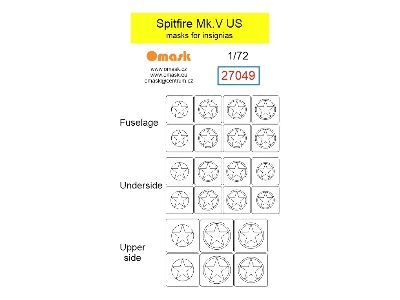 Supermarine Spitfire Mk.V - Us Masks For Insignias - image 1