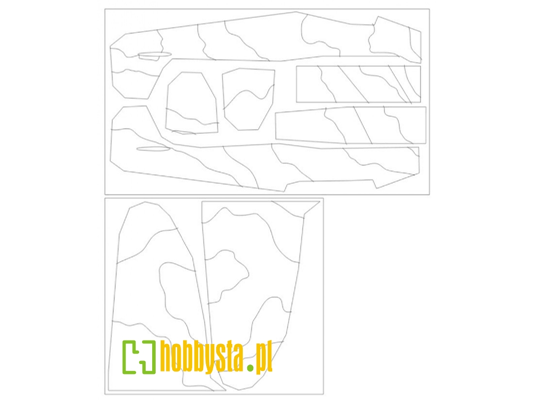 Spitfire Mk.Ii Camouflage Surfaces F.Fajtl Camo J Mask (For Eduard 11146) - image 1