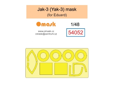 Jak-3 (Yak-3) Mask (For Eduard) - image 1