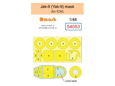 Jak-9 (Yak-9) Mask (For Icm) - image 2